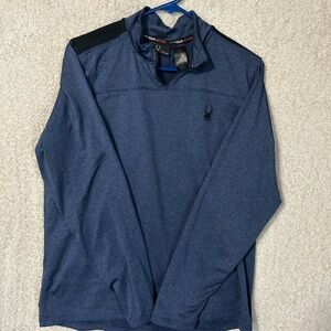 Spyder Active Blue Quarter-Zip Top
